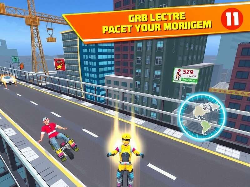 Zip Hero Mumbai Mayhem Gameplay Screenshot